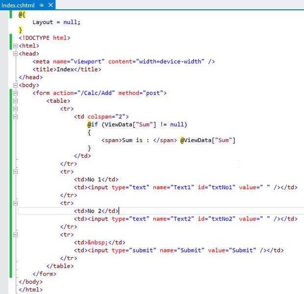 html code